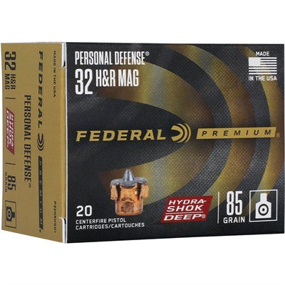 Federal Ammunition 32 H&R Magnum 85 Grain Jacketed Hollow Point 20 Count