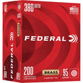 Federal Ammunition 380 ACP 95 Grain Full Metal Jacket 200 Count