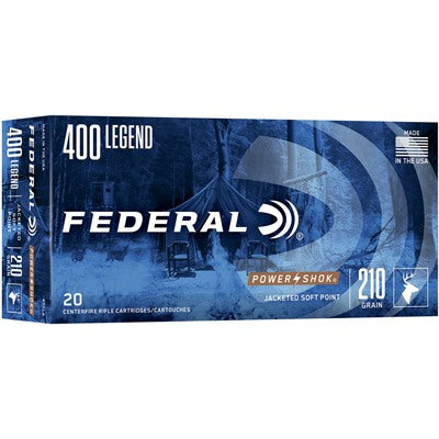 Federal Ammunition 400 Legend 210 Grain Soft Point 20 Count