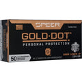 Speer Ammunition 9mm Luger +P 124 Grain Bonded Hollow Point 50 Count