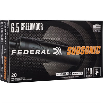 Federal Ammunition 6.5 Creedmoor 140 Grain Bonded Polymer Tip 20 Count
