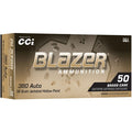 CCI Ammunition 380 ACP 98 Grain Jacketed Hollow Point 50 Count