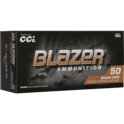 CCI Ammunition 357 Magnum 158 Grain Full Metal Jacket 50 Count