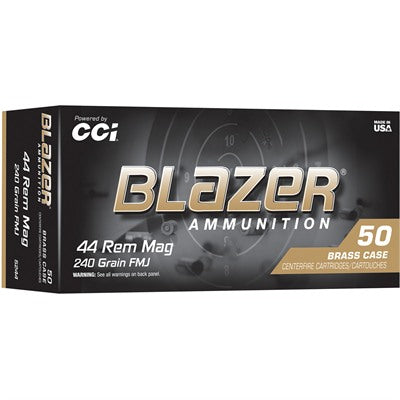 CCI Ammunition 44 Remington Magnum 240 Grain Full Metal Jacket 50 Count