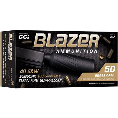 CCI Ammunition 40 S&W 180 Grain Total Metal Jacket 50 Count
