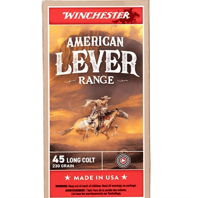 Winchester Ammunition 45 Colt (Long Colt) 250 Grain Lead Round Nose 50 Count