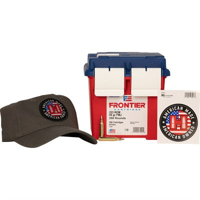 Frontier Ammunition 223 Remington 55 Grain Full Metal Jacket 250 Count