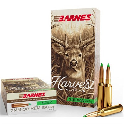 Barnes Ammunition 7mm-08 Remington 150 Grain Polymer Tip 20 Count