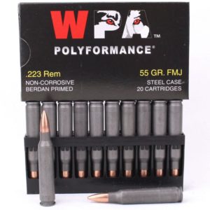 Wolf Ammunition 223 Remington 55 Grain Full Metal Jacket 20 Count