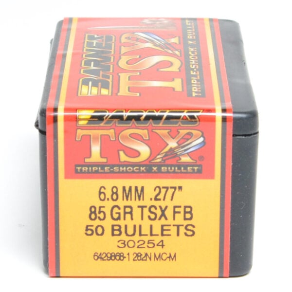 Barnes .277 / 6.8mm 85 Grain Triple-Shock X Flat Base Bullet (50)