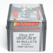 Barnes .277 / 6.8mm 129 Grain Long Range X Bullet Boat Tail Bullet (50)
