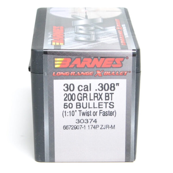 Barnes .308 / 30 200 Grain Long Range X Bullet Boat Tail Bullet (50)