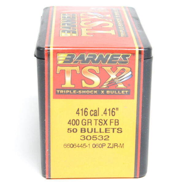 Barnes .416 / 416 400 Grain Triple-Shock X Flat Base Bullet (50)