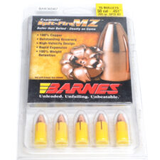 Barnes 50 Cal .451 Dia 285 Grain Muzzleloader Spit-Fire Boat Tail Bullet (15)