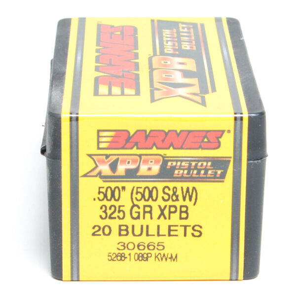 Barnes .500 / 50 325 Grain X Pistol Bullet (20)