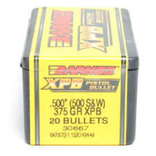 Barnes .500 / 50 375 Grain X Pistol Bullet (20)
