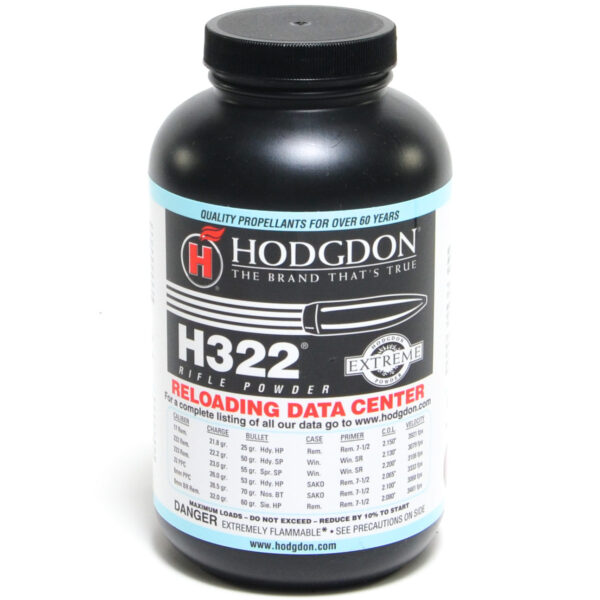 Hodgdon H322 1 Pound of Smokeless Powder