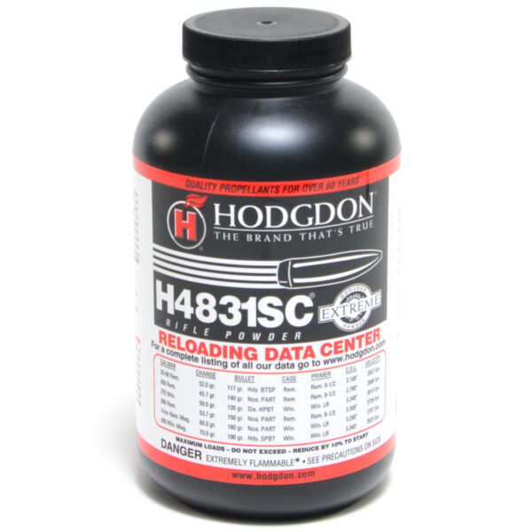 Hodgdon H4831SC (Short Cut) 1 Pound of Smokeless Powder
