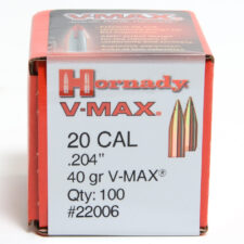 Hornady .204 / 20 40 Grain V-Max (100)