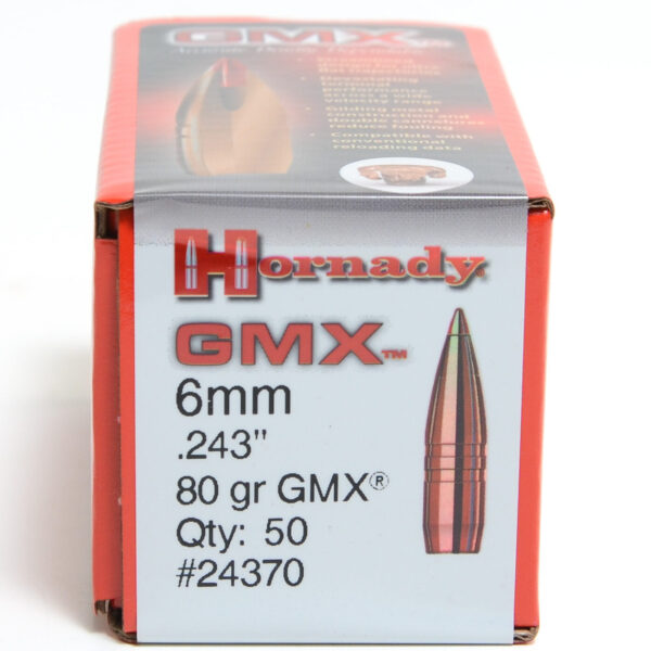 Hornady .243 / 6mm 80 Grain GMX (MonoFlex) (50)