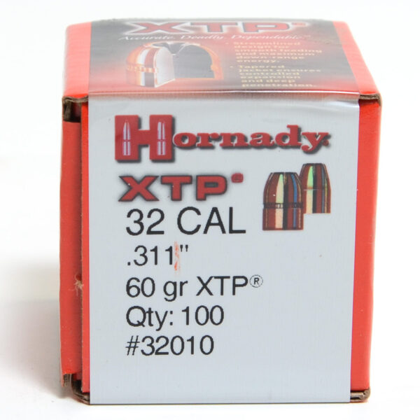 Hornady .312 / 32 60 Grain Hollow Point/XTP (eXtreme Terminal Performance) (100)