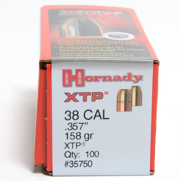 Hornady .357 / 38 158 Grain Hollow Point/XTP (eXtreme Terminal Performance) (100)