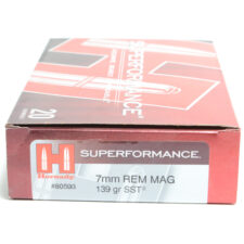 Hornady Ammo 7mm Rem Mag 139 Grain SST (Super Shock Tip) Superformance