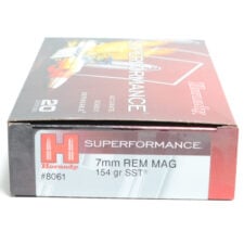Hornady Ammo 7mm Rem Mag 154 Grain SST (Super Shock Tip) Superformance