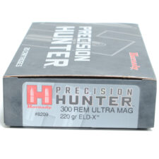 Hornady Ammo 300 Rem Ultra Magnum 220 Grain ELD-X (Extremly Low Drag) Hunting (20)