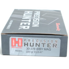 Hornady 30-378 Wby Mag 220 Grain ELD-X (Extremly Low Drag) Hunting Ammunition (20 Rounds)
