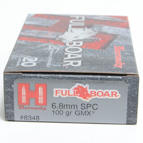 Hornady Ammo 6.8mm Soft Point 100 Grain GMX (MonoFlex) Full Boar (20) 10/Cs