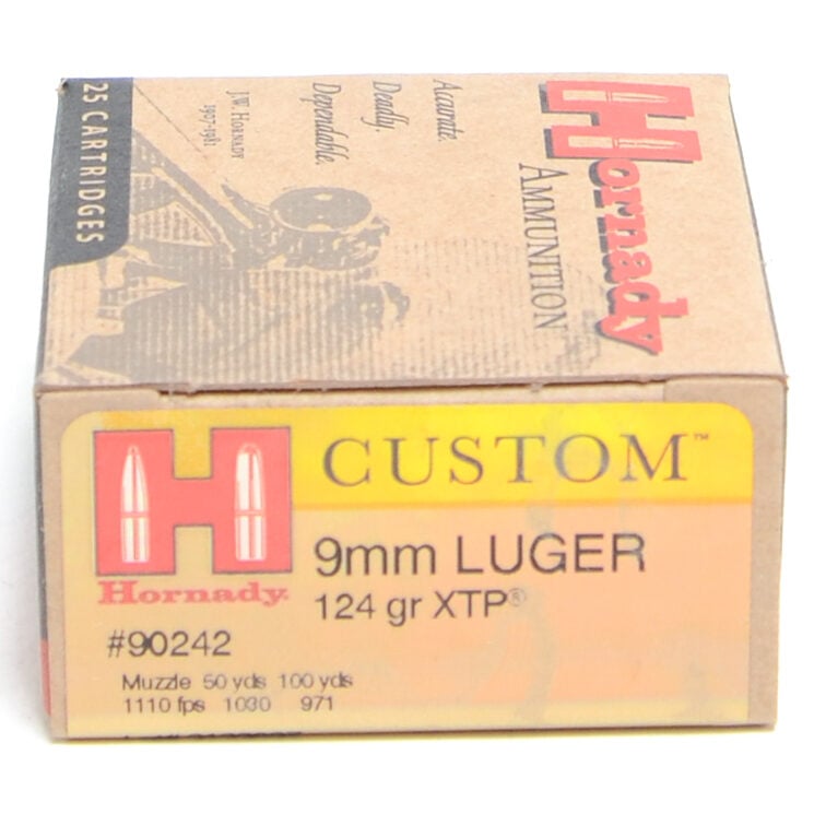 Hornady 9mm Luger 124 Grain XTP (eXtreme Terminal Performance ...