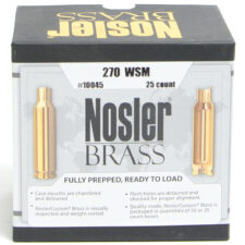 Nosler Unprimed Brass 270 WSM(25)