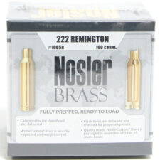 Nosler Unprimed Brass 222 Rem (100)