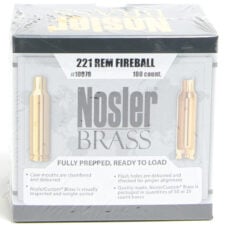 Nosler Unprimed Brass 221 Rem Fireball (100)