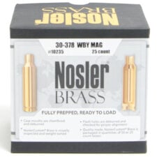 Nosler Unprimed Brass 30-378 Weatherby (25)