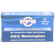 Prvi 223 Rem 55 Grain Soft Point Ammunition (20 Rounds)