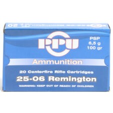 Prvi 25-06 Rem 100 Grain Pointed Soft Point Ammunition (20 Rounds)