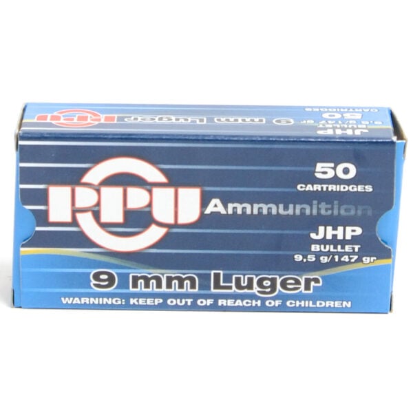 Prvi Ammo 9mm Luger 147 Grain Jacketed Hollow Point (50)