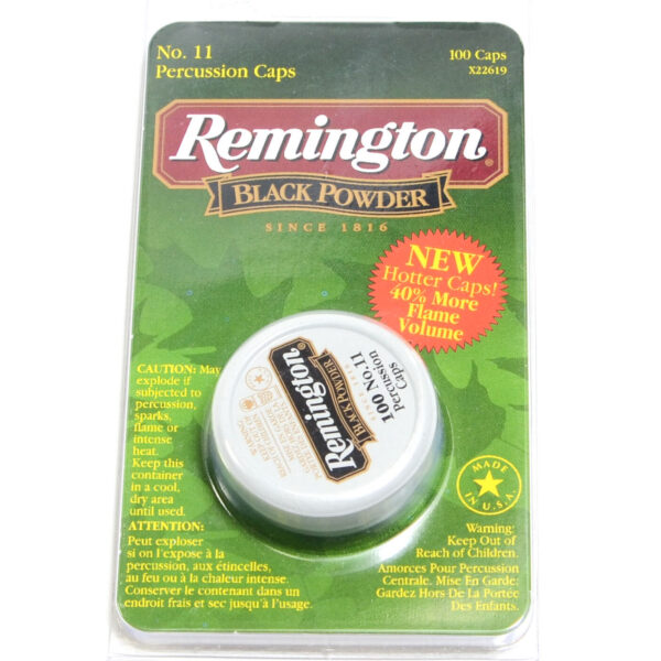 Remington #11 Percussion Caps (100)