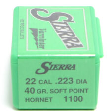 Sierra .223 / 22 40 Grain Hornet Varminter (100)