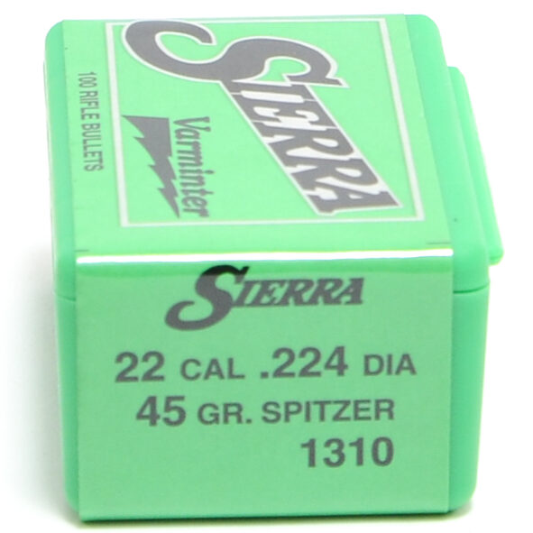 Sierra .224 / 22 45 Grain Spitzer Varminter (100)