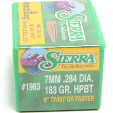 Sierra .284 / 7mm 183 Grain Hollow Point Boat Tail Match (100)