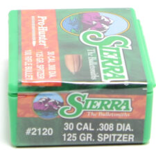 Sierra .308 / 30 125 Grain Spitzer Pro-Hunter (100)