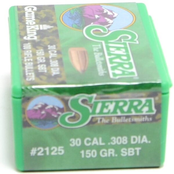 Sierra .308 / 30 150 Grain Spitzer Gameking (100)