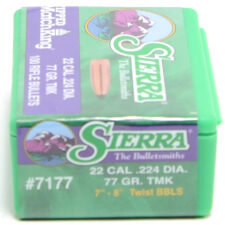 Sierra .224 / 22 77 Grain Tipped MatchKing (100)