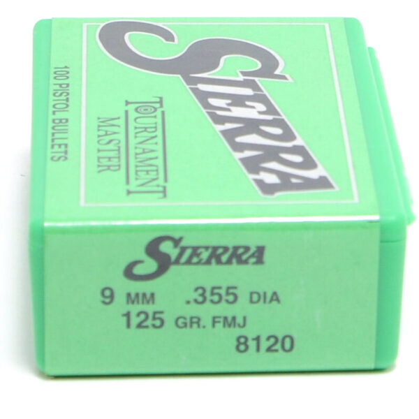 Sierra .355 / 9mm 125 Grain Full Metal Jacket (100)