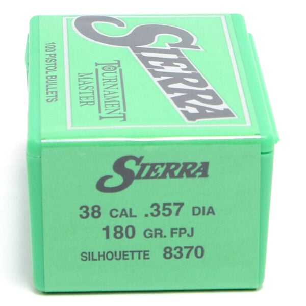 Sierra .357 / 38 180 Grain Full Pro-Hunterfile Jacket Match (100)