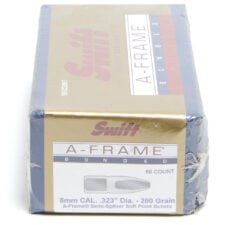 Swift .323 / 8mm 200 Grain A-Frame Semi-Spitzer (50)
