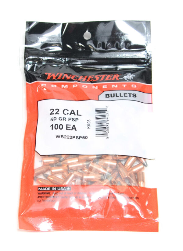 Winchester .224 / 22 50 Grain Pointed Soft Point (100)